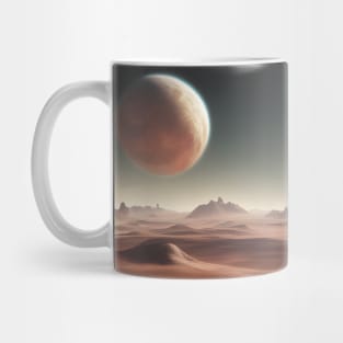 Desert Alien World Landscape Mug